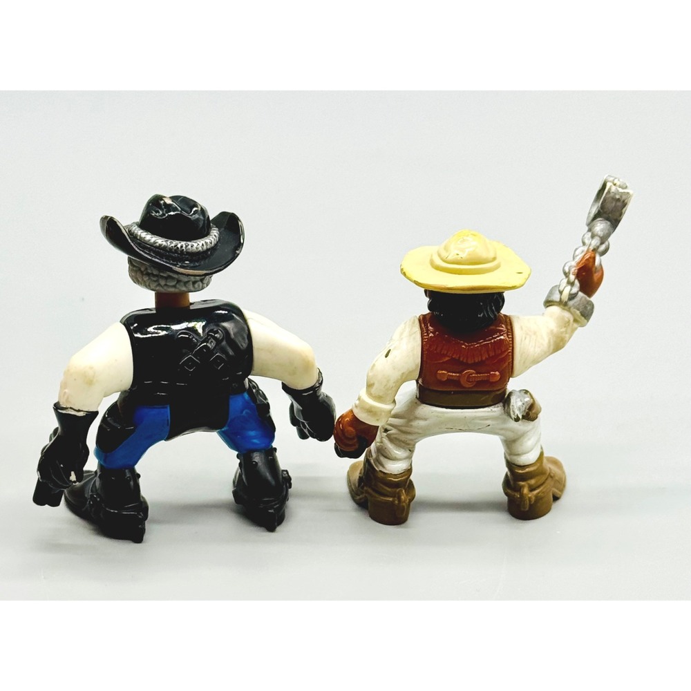 Fisher Price Great Adventures Wild West Stagecoach Horse Barrel 4 Action Figures - Picture 10 of 13